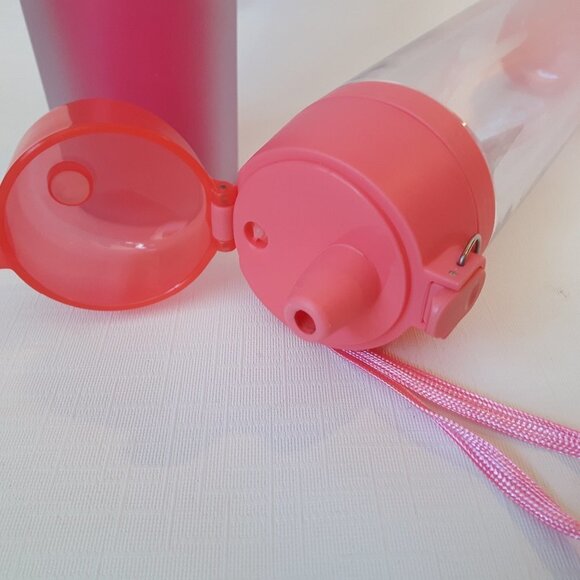 Pair of Davids Tea Travel Mugs PINK - Picture 2 of 5